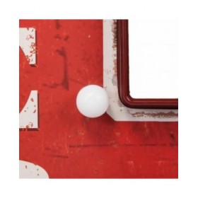 Placca da Parete Alexandra House Living Enter Rosso Ferro 4 x 43 x 64 cm Illuminazione