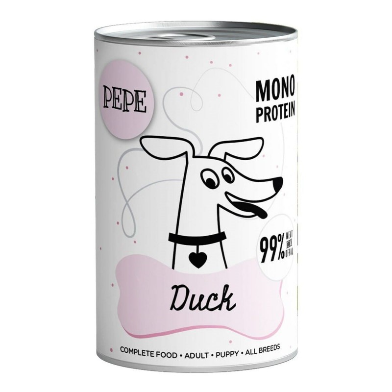 Cibo umido Paka Zwierzaka Pepe Duck Anatra 400 g