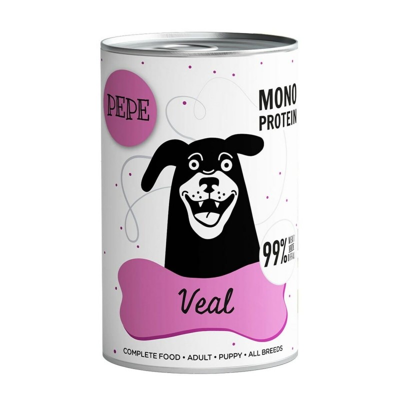 Cibo umido Paka Zwierzaka Pepe Veal Carne di vitello 400 g