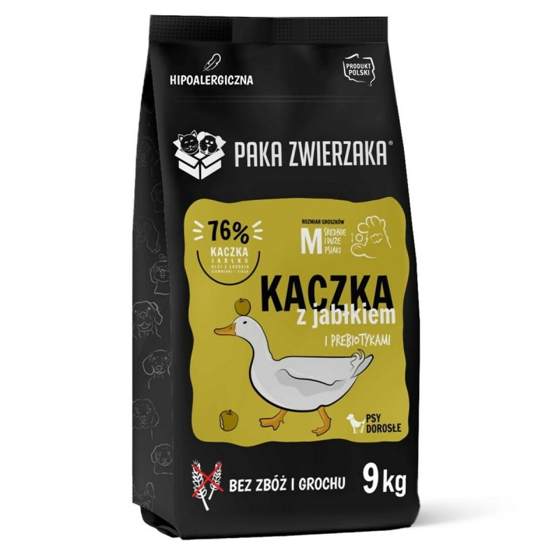 mangime Paka Zwierzaka Duck with apple M Anatra 9 kg