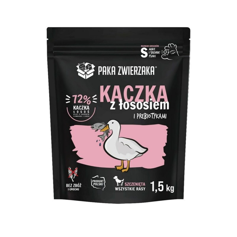 mangime Paka Zwierzaka Puppy Duck Anatra 1,5 Kg
