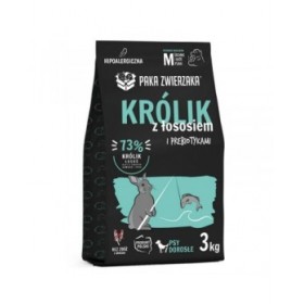 mangime Paka Zwierzaka Rabbit with salmon M Coniglio 3 Kg