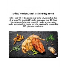 mangime Paka Zwierzaka Rabbit with salmon M Coniglio 3 Kg