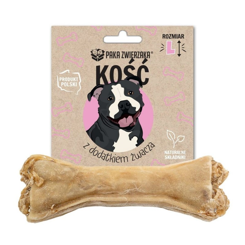 Snack per Cani Paka Zwierzaka Bone with tripe additive L 13,5 cm Carne di manzo e vitello 70 g