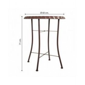 Tavolo Alexandra House Living Bianco 60 x 71 x 60 cm