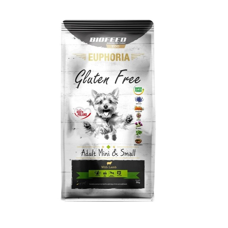 mangime Biofeed Euphoria Grain Free Small and miniature breeds Lamb Agnello