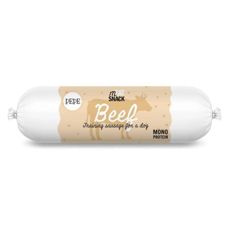 Snack per Cani Paka Zwierzaka Pepe Sausage beef Carne di manzo e vitello 200 g
