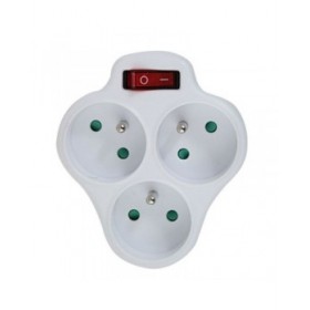 Adattore con prese Esperanza ELK304W 3 Prese