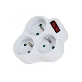 Adattore con prese Esperanza ELK304W 3 Prese