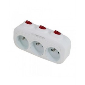 Adattore con prese Esperanza ELK307W 3 Prese