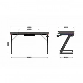 Scrivania Huzaro HZ-Hero 3.3 RGB