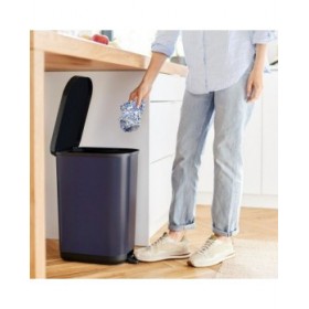 Secchio della spazzatura Rotho Ribo Blue Azzurro Plastica 35 L