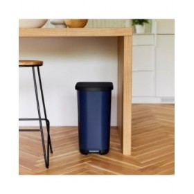 Secchio della spazzatura Rotho Ribo Blue Azzurro Plastica 35 L