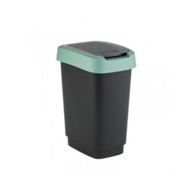 Secchio della spazzatura Rotho Twist Green Verde Plastica 25 L