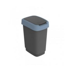 Secchio della spazzatura Rotho Twist Blue Azzurro Plastica 25 L