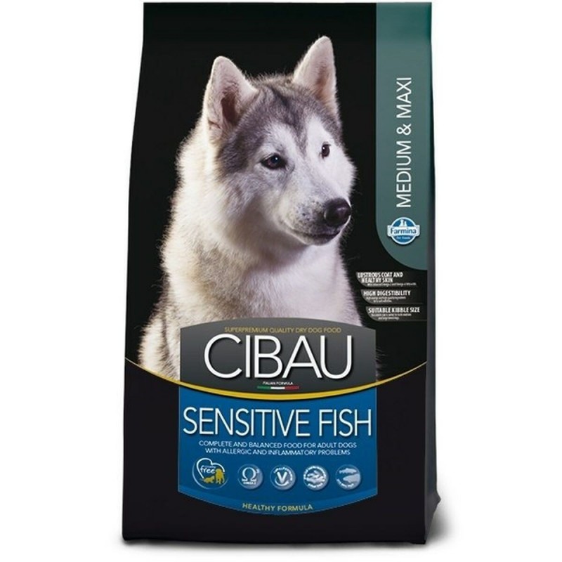 mangime Farmina Sensitive Fish Medium/Maxi Adulto Pesce Agnello 14 Kg 12 kg