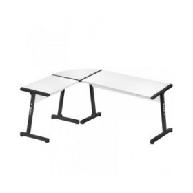 Scrivania Huzaro HZ-Hero 6.0 Bianco Acciaio Fibra di carbonio 178 x 4 x 112 cm