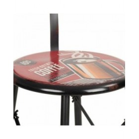 Sgabello Alexandra House Living Nero Ferro 40 x 100 x 46 cm