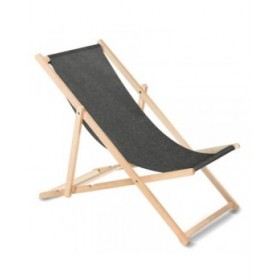 Lettino Greenblue GB183M Nero legno di faggio