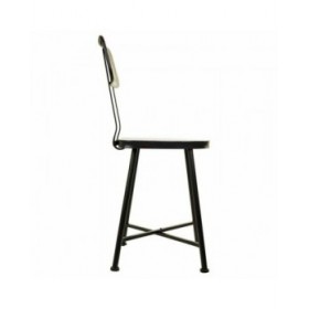 Sgabello Alexandra House Living Nero 40 x 82 x 38 cm