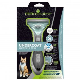 Spazzola Furminator FUR151296 Gatto Piccolo Nero