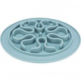 Ciotola ad Alimentazione Lenta per Animali Domestici Trixie TX-25035 Azzurro Grigio Silicone