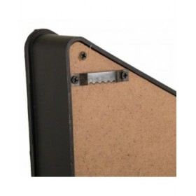 Placca da Parete Alexandra House Living Bar Nero Ferro 43 x 5 x 64 cm Illuminazione