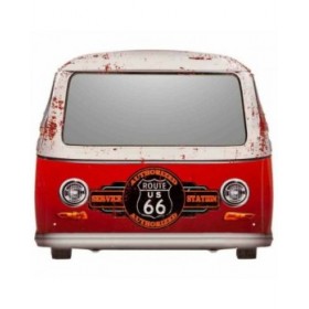 Specchio da parete Alexandra House Living Rosso 72 x 5 x 82 cm Rettangolare