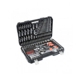 Valigetta Degli Attrezzi Yato YT-38841 Acciaio 216 Pezzi 1/4" 3/8" 1/2"