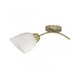 Applique da Parete Activejet Bianco Dorato Metallo Vetro 40 W 40 x 12 x 20 cm (1 Pezzi)