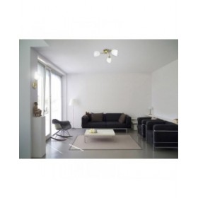 Applique da Parete Activejet Bianco Dorato Metallo Vetro 40 W 40 x 12 x 20 cm (1 Pezzi)