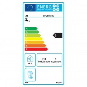 Thermos Elettrico Lin LIFVD2 30L biały 30 L