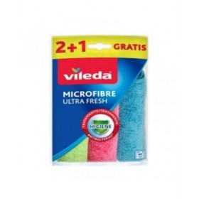 Panno in microfibra Vileda 167602 Microfibra 3 Pezzi (3 Unità)