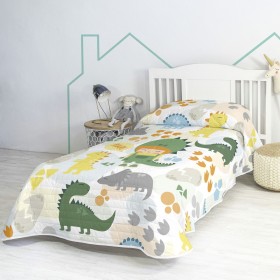 Trapunta HappyFriday Happynois Multicolore 200 x 260 cm Dinosauri