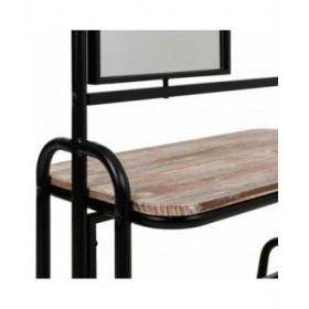 Ingresso Alexandra House Living Nero 45 x 181 x 77 cm