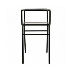 Comodino Alexandra House Living Nero 35 x 65 x 60 cm