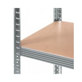 Scaffale Greenblue GB378 180 x 90 x 40 cm Grigio acciaio galvanizzato Legno MDF 75 Kg