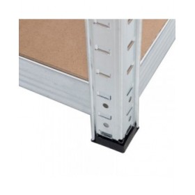 Scaffale Greenblue GB378 180 x 90 x 40 cm Grigio acciaio galvanizzato Legno MDF 75 Kg