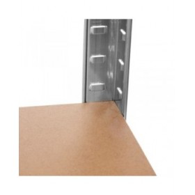 Scaffale Greenblue GB378 180 x 90 x 40 cm Grigio acciaio galvanizzato Legno MDF 75 Kg