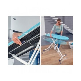 Asse da Stiro Leifheit 72588 Azzurro Bianco Metallo Floreale