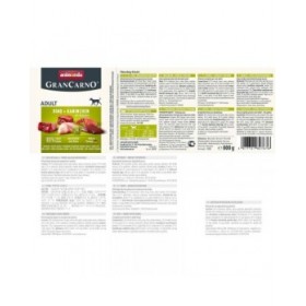 Cibo umido Animonda GranCarno Adult Carne di vitello Coniglio 800 g