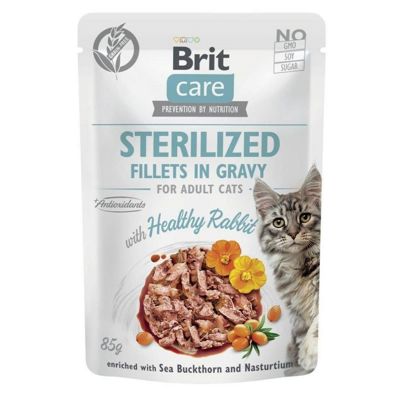 Cibo per gatti Brit Sterilized Coniglio 85 g