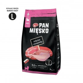 mangime PAN MIĘSKO L Carne di vitello 9 kg