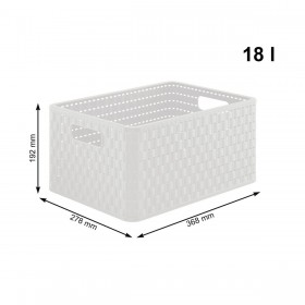 Scaffale Rotho Country Bianco