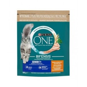 Cibo per gatti Purina One Bifensis Senior 7+ Anziano Pollo 800 g