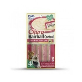 Spuntino per Cat Inaba Churu Hairball Control Pollo 4 x 14 g