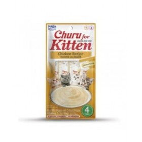 Spuntino per Cat Inaba Churu for Kitten Pollo 4 x 14 g