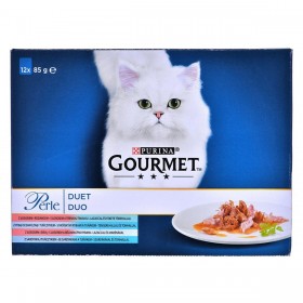 Cibo per gatti Purina Gourmet Salmone Tonno Pesce 12 x 85 g