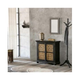 Specchio da parete Alexandra House Living Bianco Marrone 1 x 62 x 42 cm Rettangolare