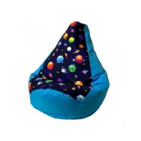 Puff GO GIFT Azzurro 105 x 80 cm Pera